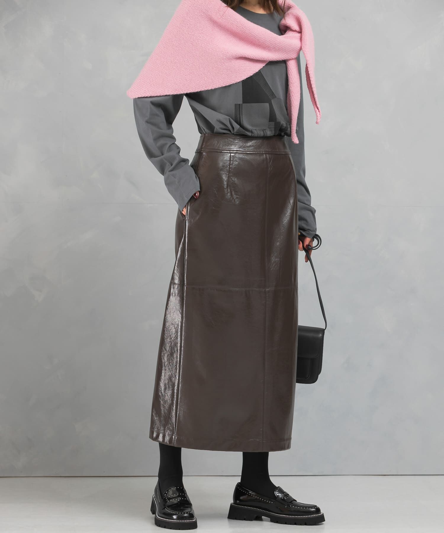 URBAN RESEARCH ROSSO「パテントストレートスカート」|スカート|