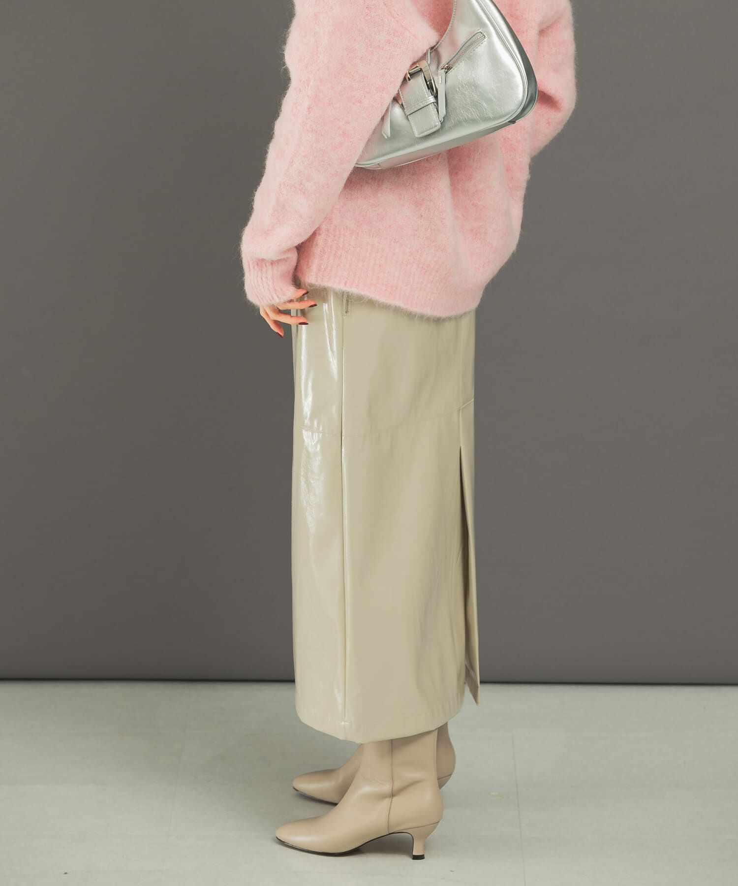 URBAN RESEARCH ROSSO「パテントストレートスカート」|スカート|