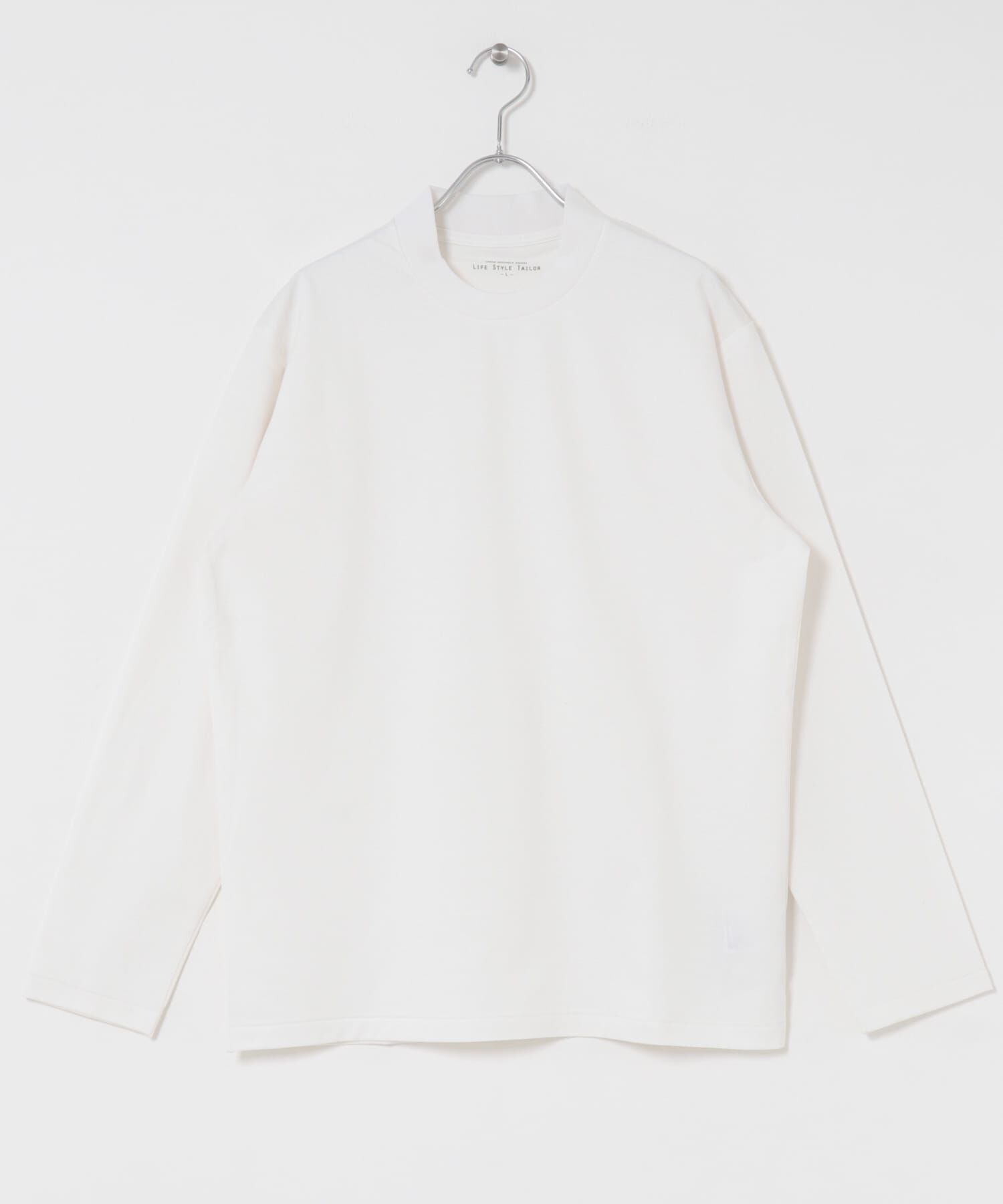 URBAN RESEARCH DOORS「LIFE STYLE TAILOR　シルケットポンチストレッチ長袖Tシャツ」|シャツ・ブラウス|