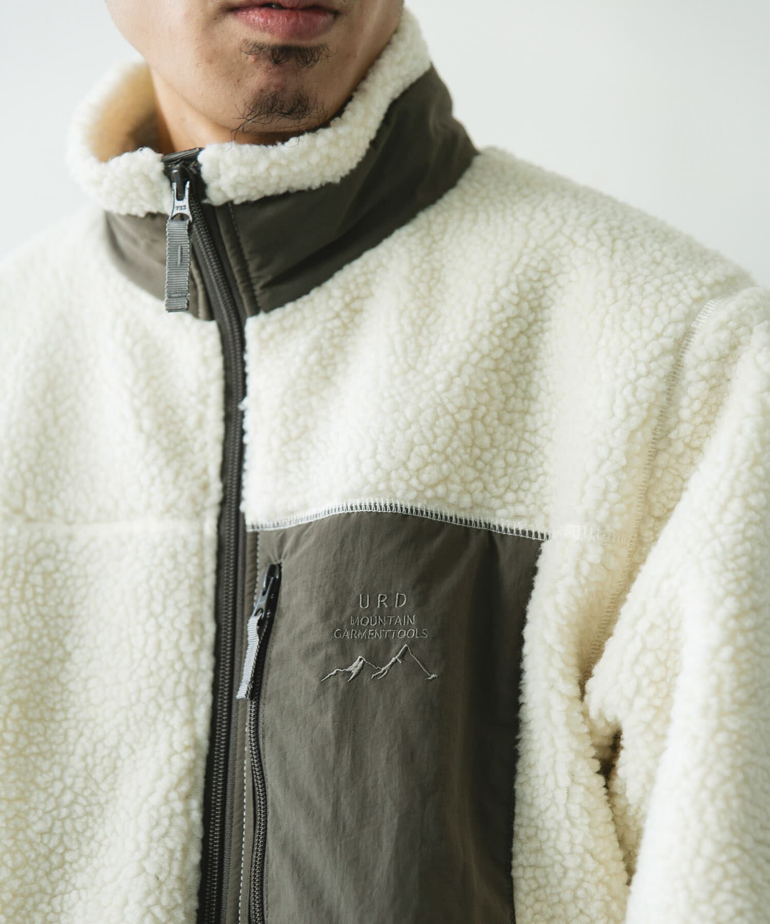 URBAN RESEARCH DOORS「URD防風ボアジップブルゾン」|ブルゾン・スタジャン|