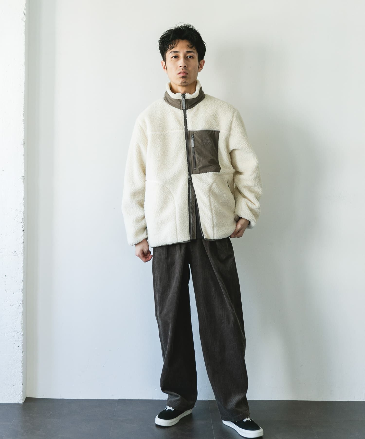 URBAN RESEARCH DOORS「URD防風ボアジップブルゾン」|ブルゾン・スタジャン|