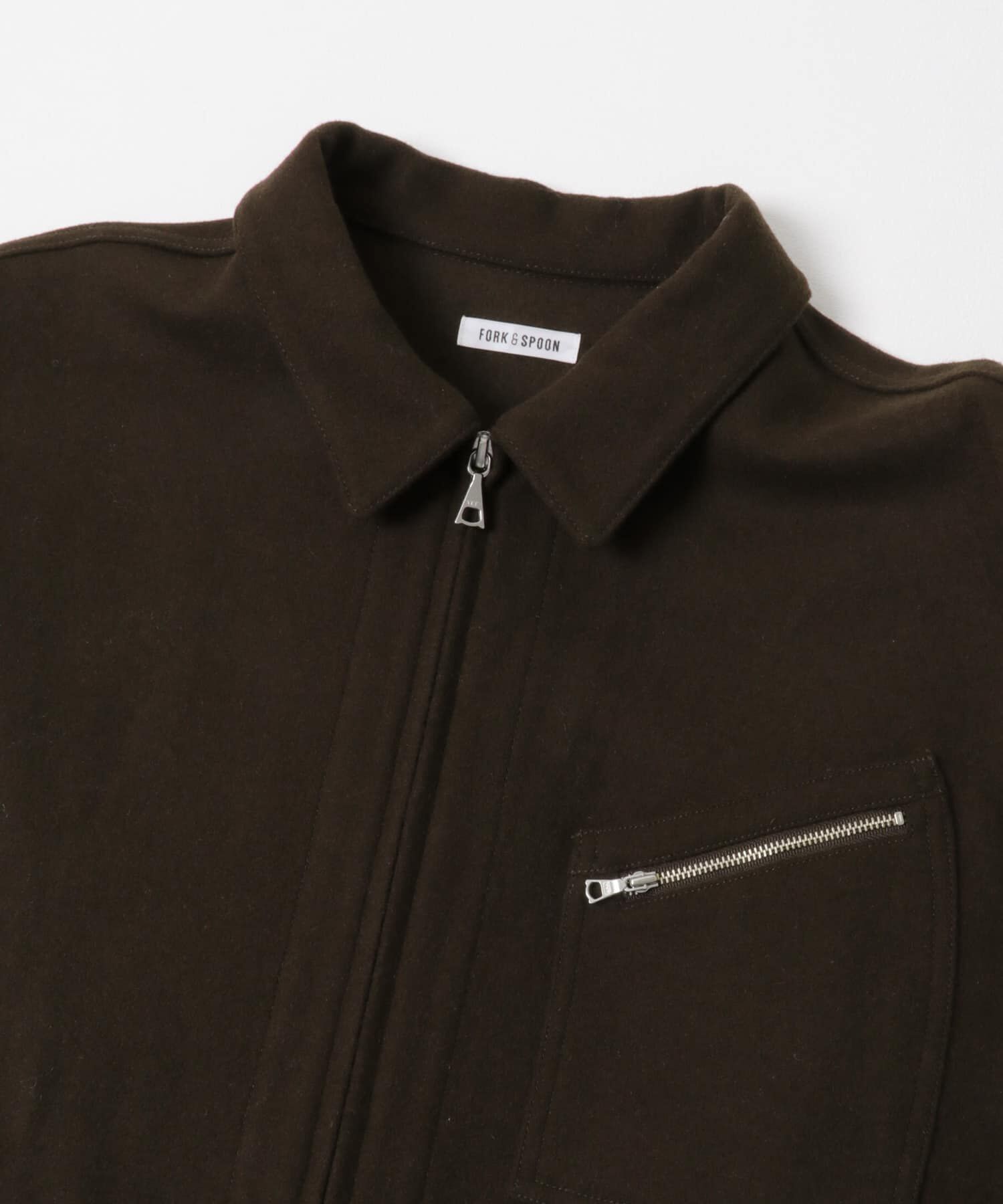 URBAN RESEARCH DOORS「FORK&SPOON　ウールショートブルゾン」|ブルゾン・スタジャン|