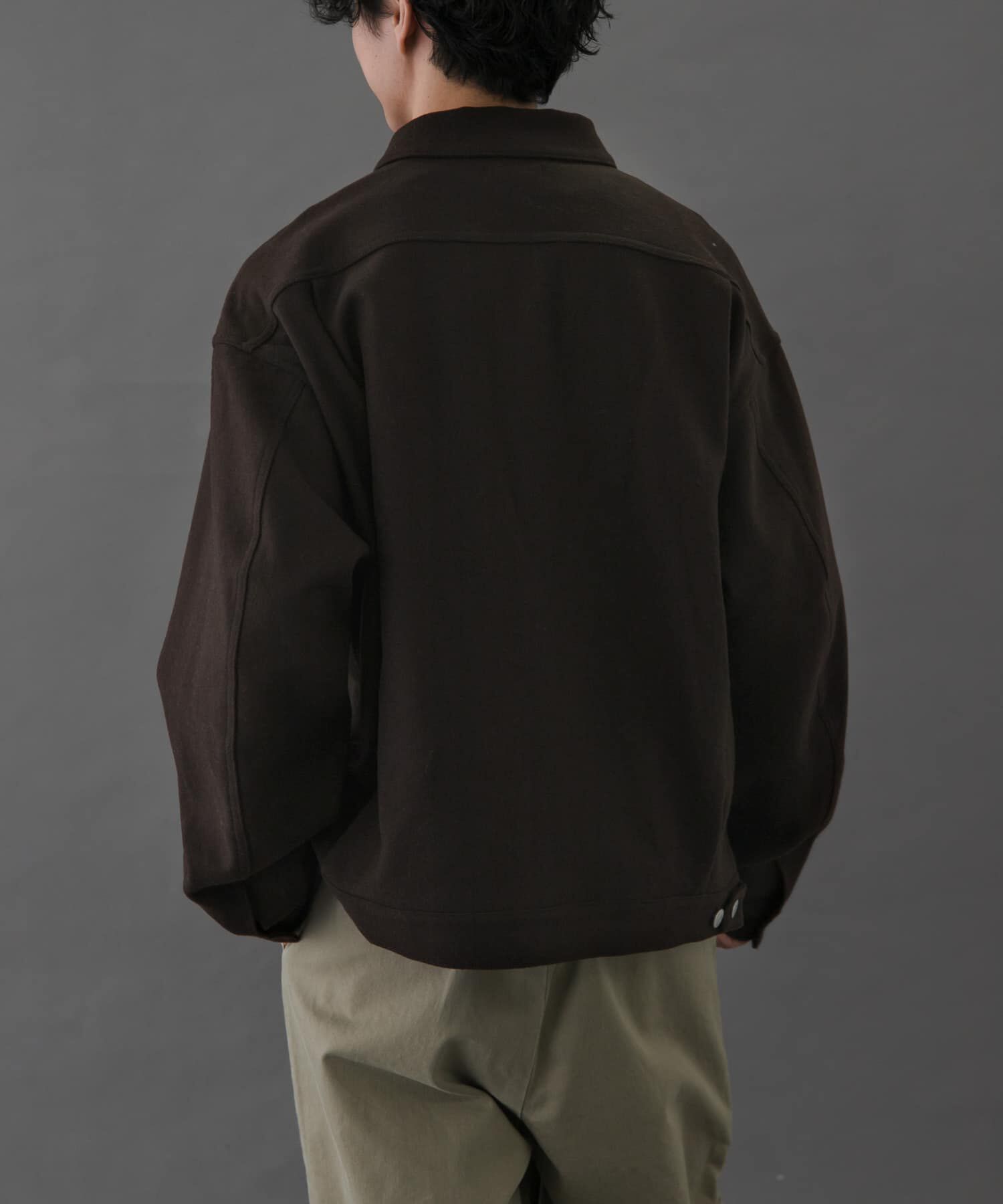 URBAN RESEARCH DOORS「FORK&SPOON　ウールショートブルゾン」|ブルゾン・スタジャン|