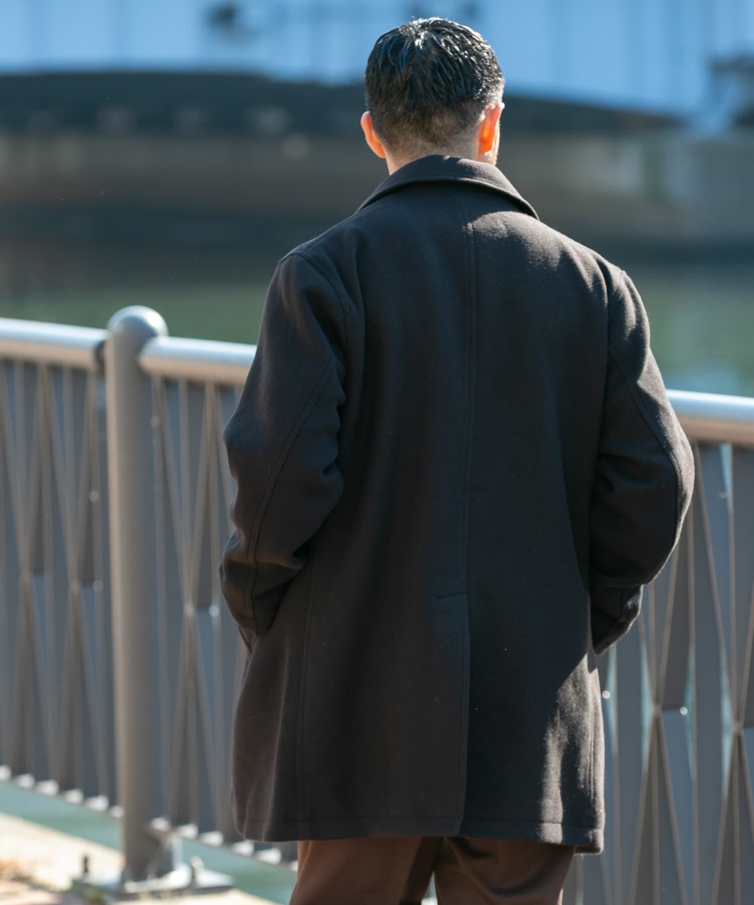 URBAN RESEARCH ROSSO「『XLサイズあり』light meltonステンカラーコート」|ステンカラーコート|