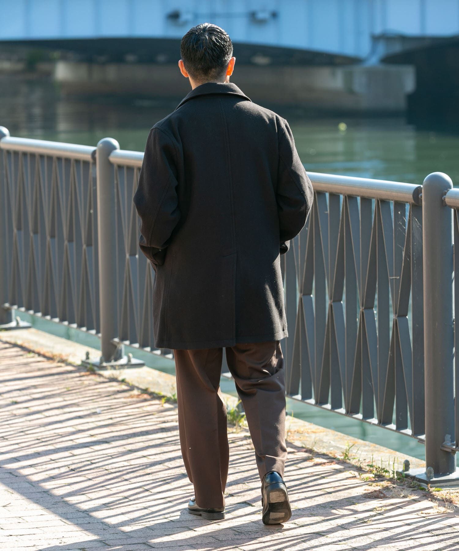 URBAN RESEARCH ROSSO「『XLサイズあり』light meltonステンカラーコート」|ステンカラーコート|