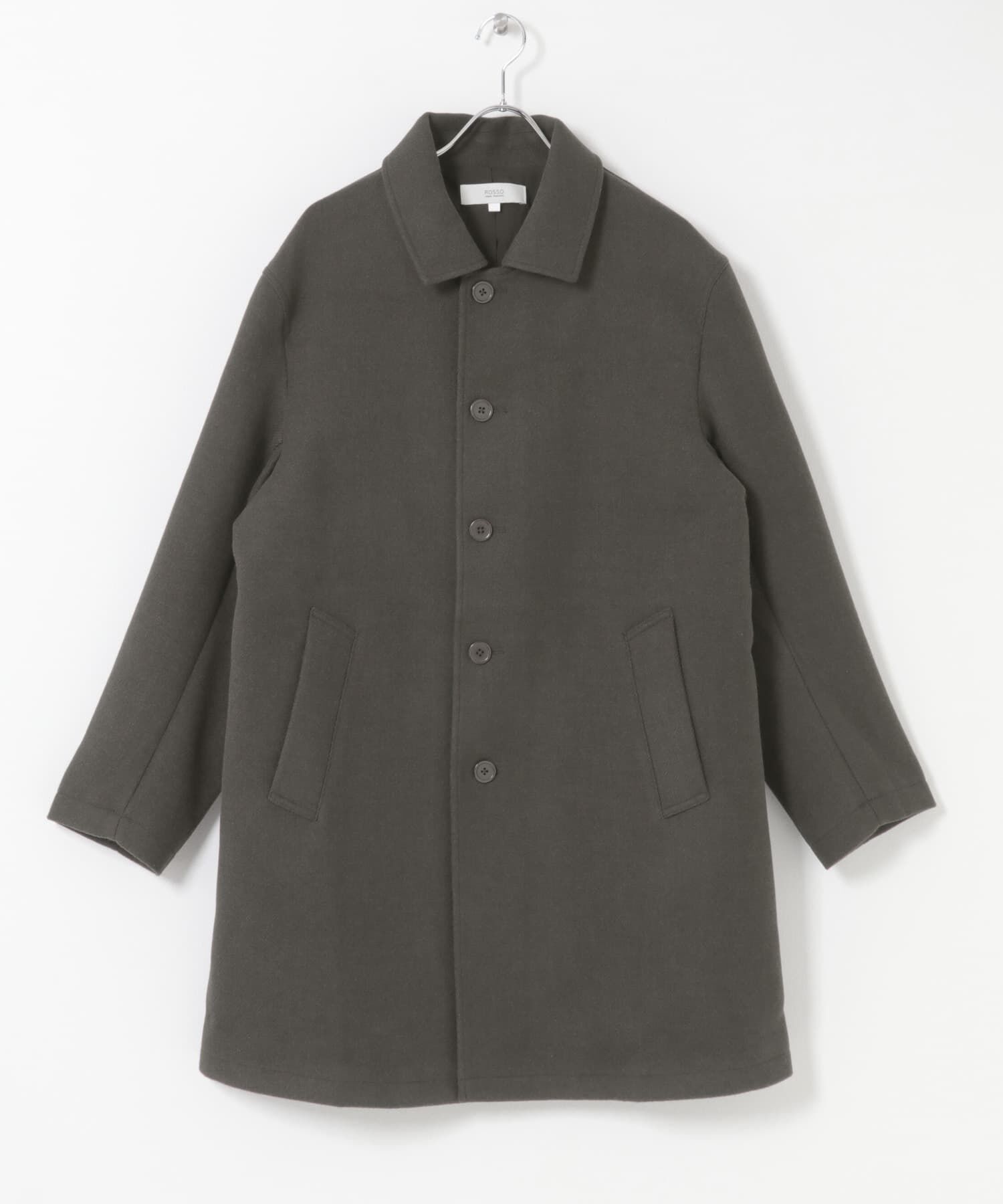 URBAN RESEARCH ROSSO「『XLサイズあり』light meltonステンカラーコート」|ステンカラーコート|