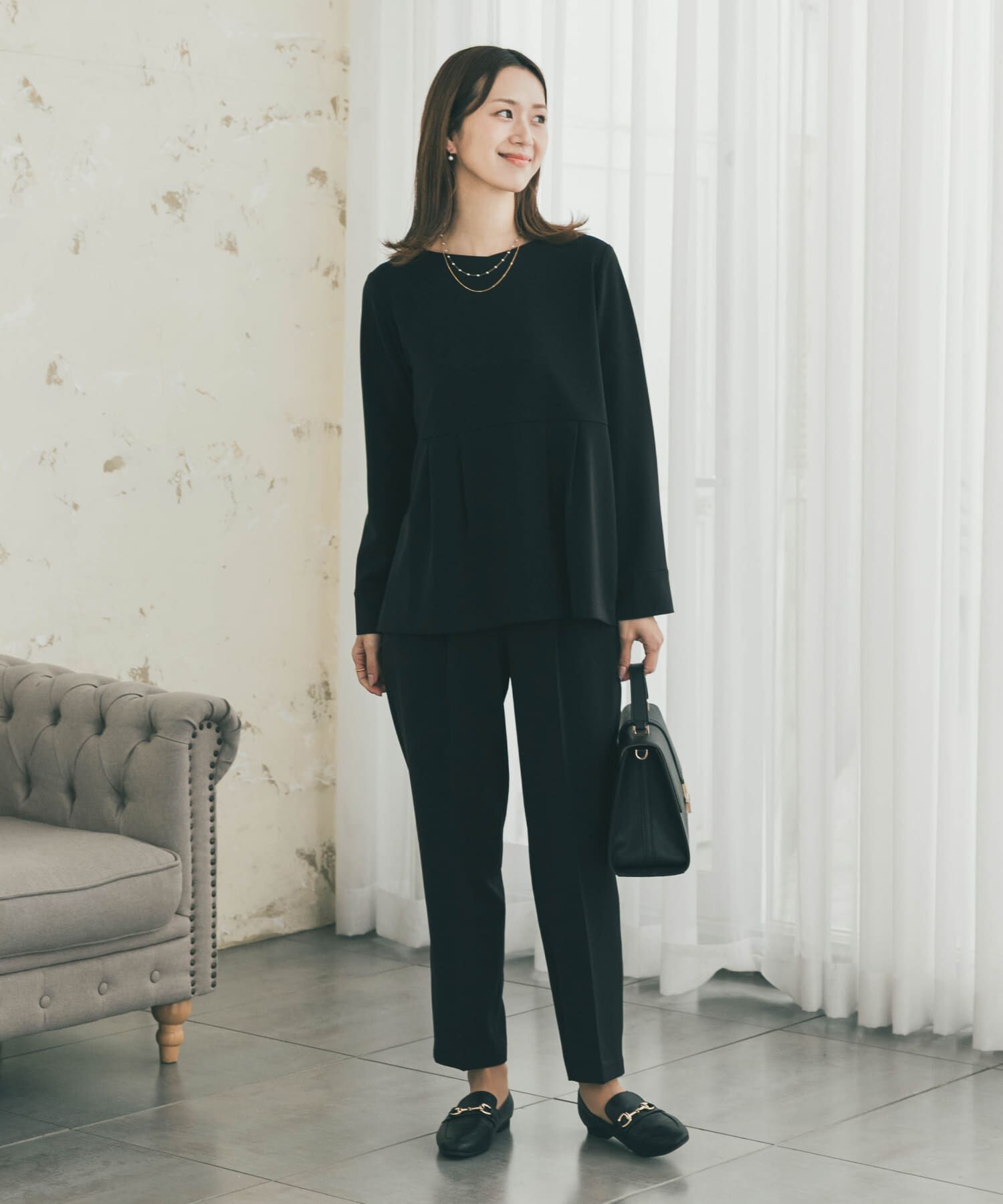 URBAN RESEARCH DOORS「ペプラムトップスセットアップ」|その他|