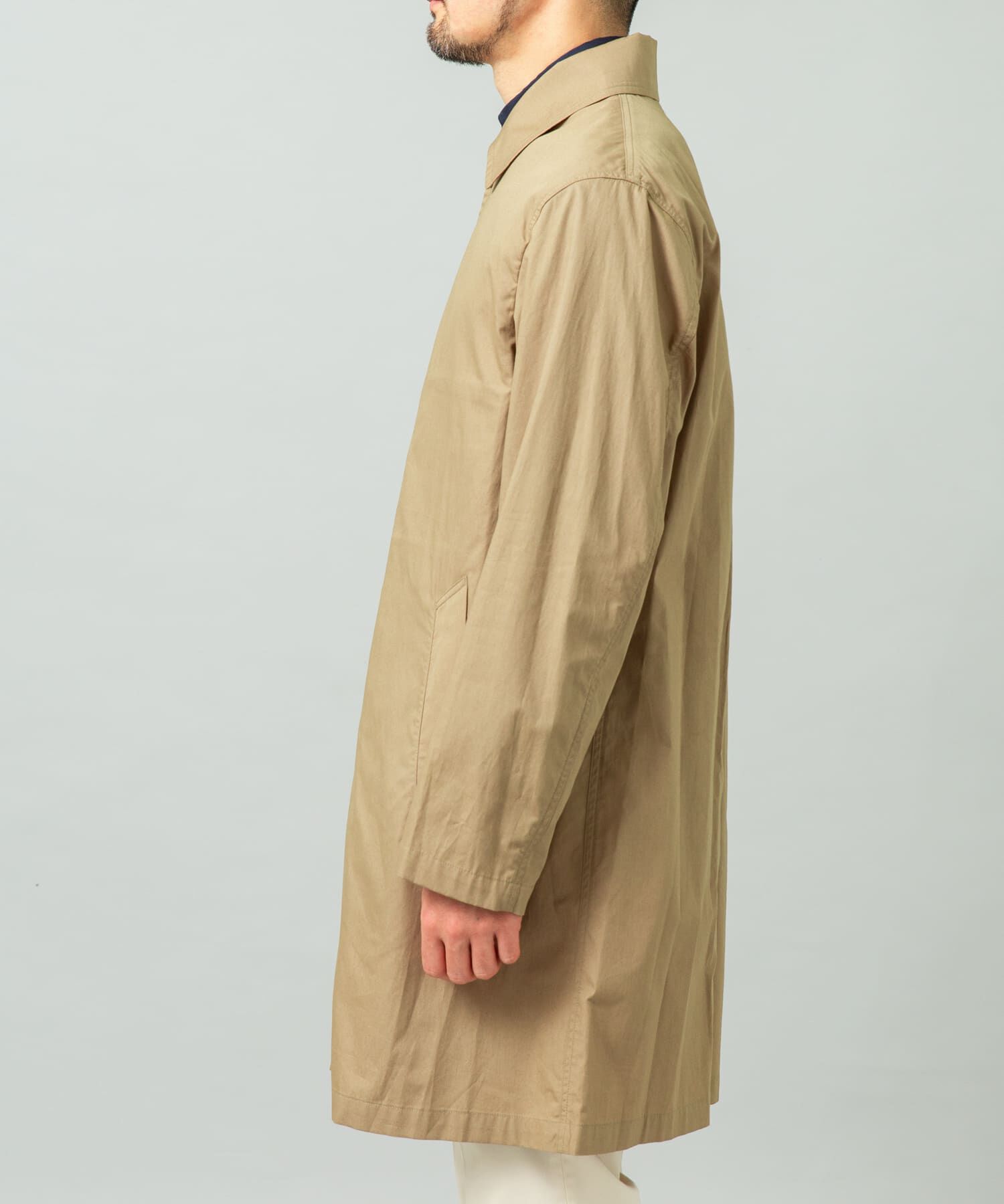 URBAN RESEARCH ROSSO「『撥水』タイプライタースプリングコート」|ステンカラーコート|