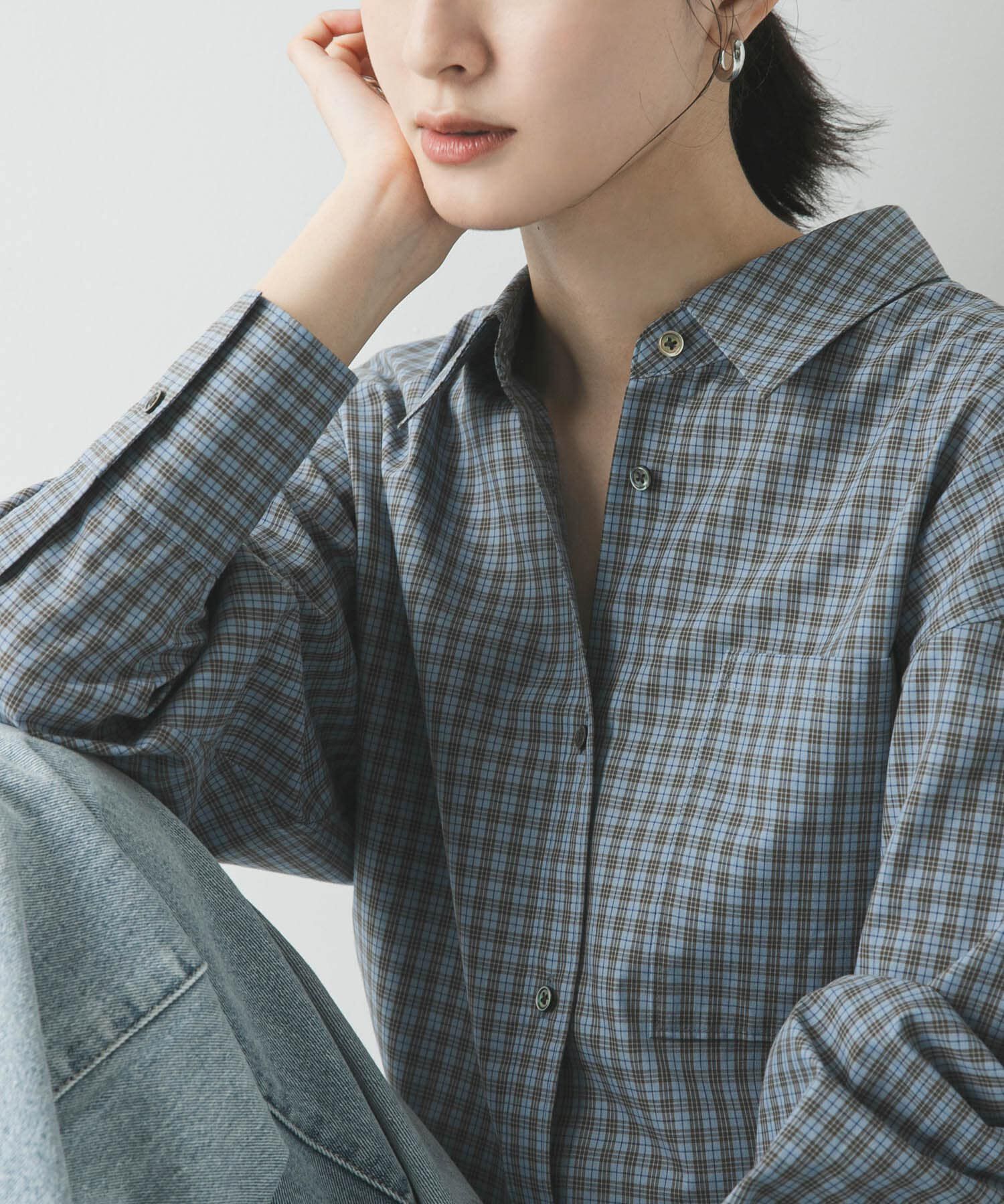 URBAN RESEARCH「レギュラーカラーチェックシャツ」|シャツ・ブラウス|