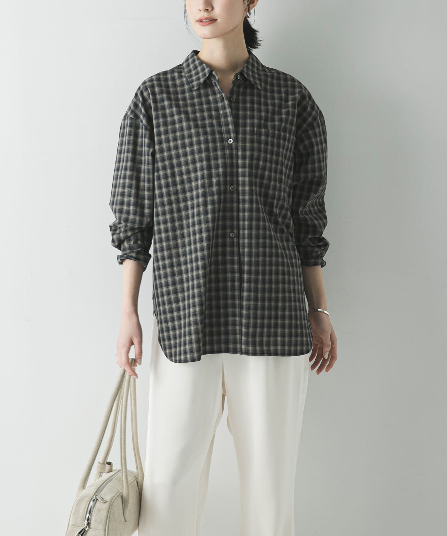 URBAN RESEARCH「レギュラーカラーチェックシャツ」|シャツ・ブラウス|