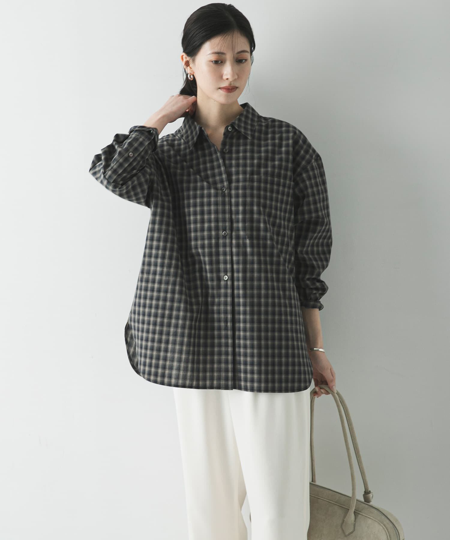 URBAN RESEARCH「レギュラーカラーチェックシャツ」|シャツ・ブラウス|