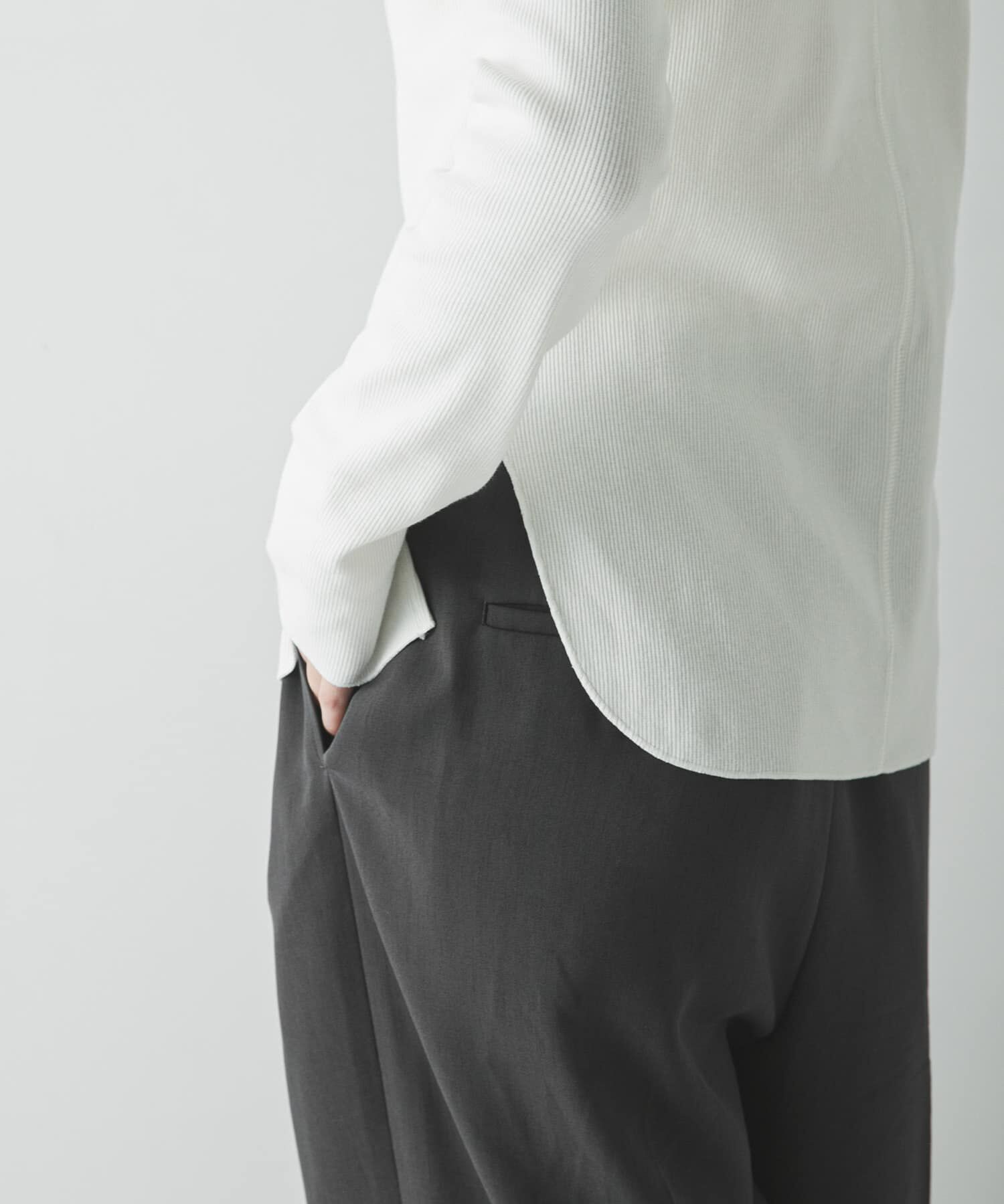 URBAN RESEARCH「ストレッチリブカットソー」|Tシャツ・カットソー|