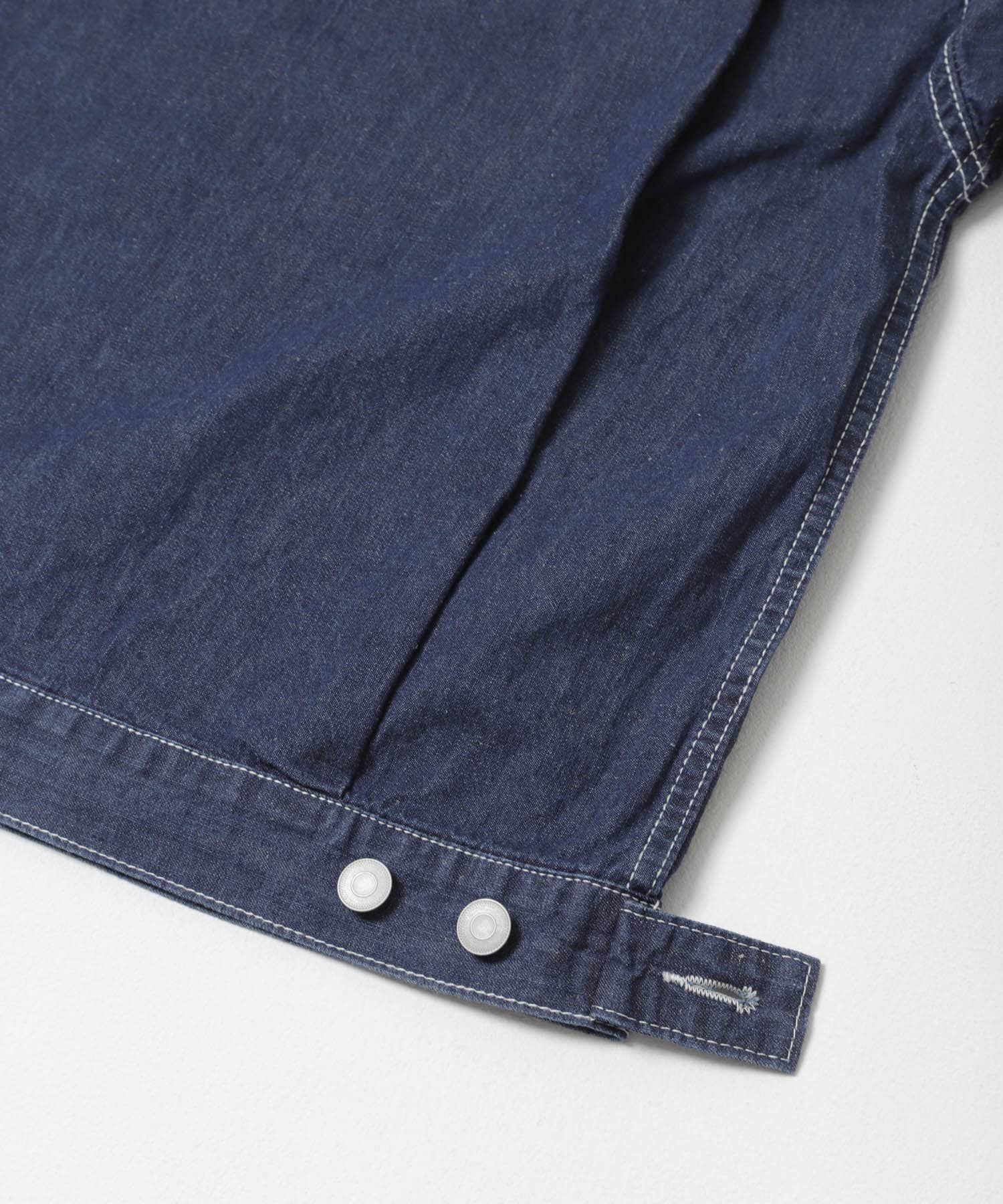 URBAN RESEARCH DOORS「FORK&SPOON　綿麻デニムジップブルゾン」|ブルゾン・スタジャン|