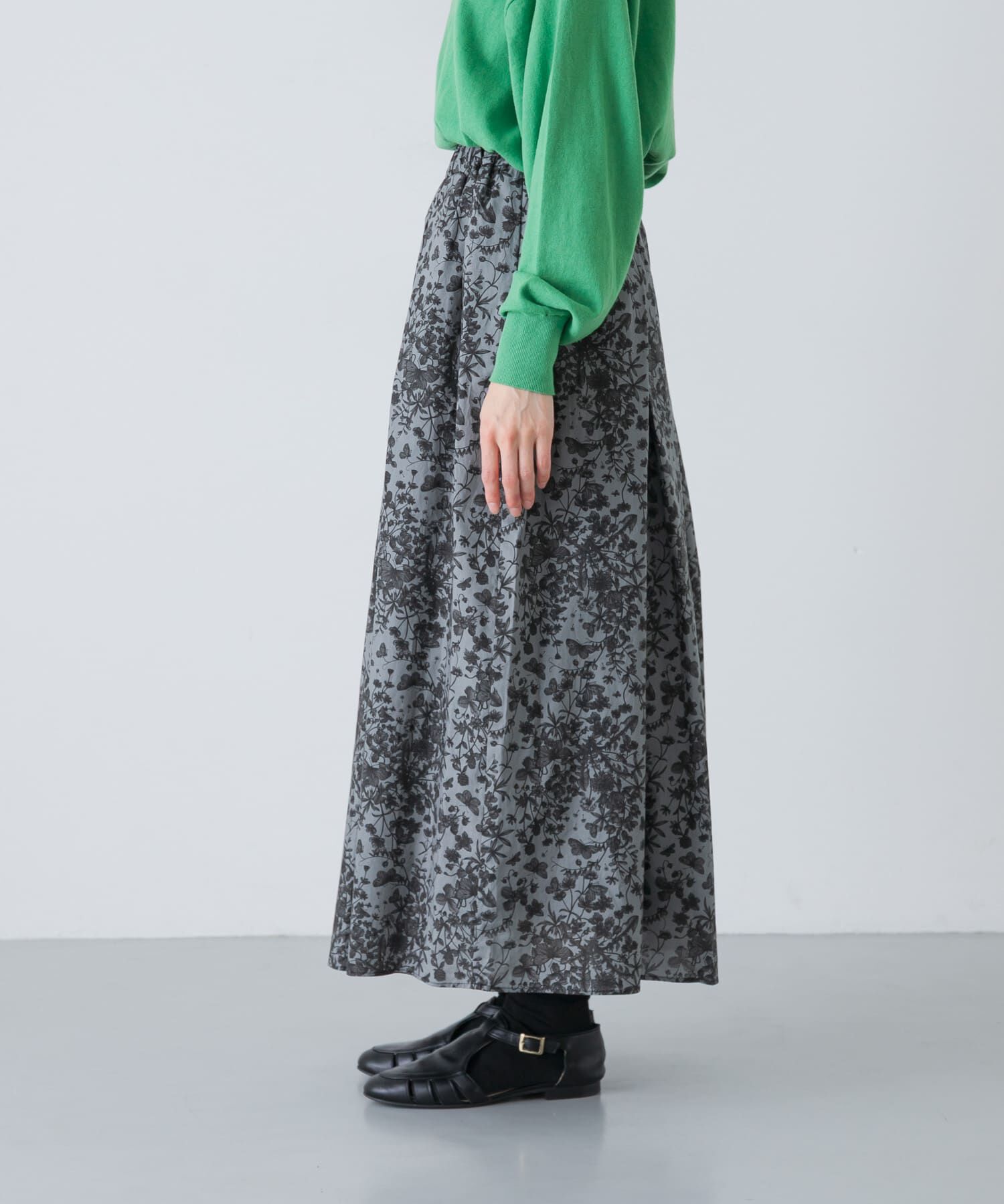 かぐれ「リバティプリントスカート」|スカート|