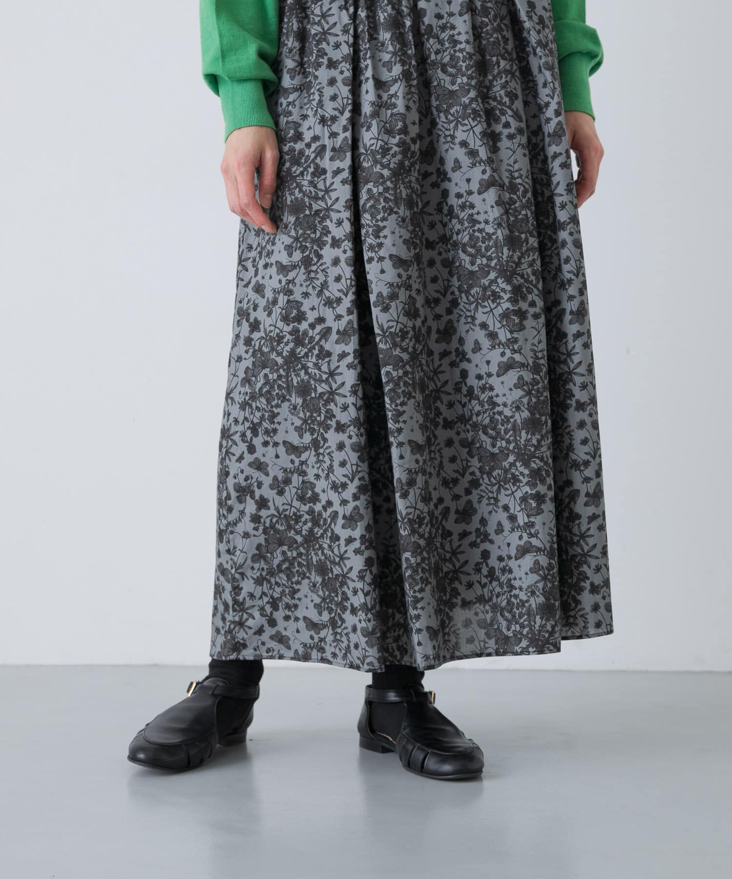 かぐれ「リバティプリントスカート」|スカート|