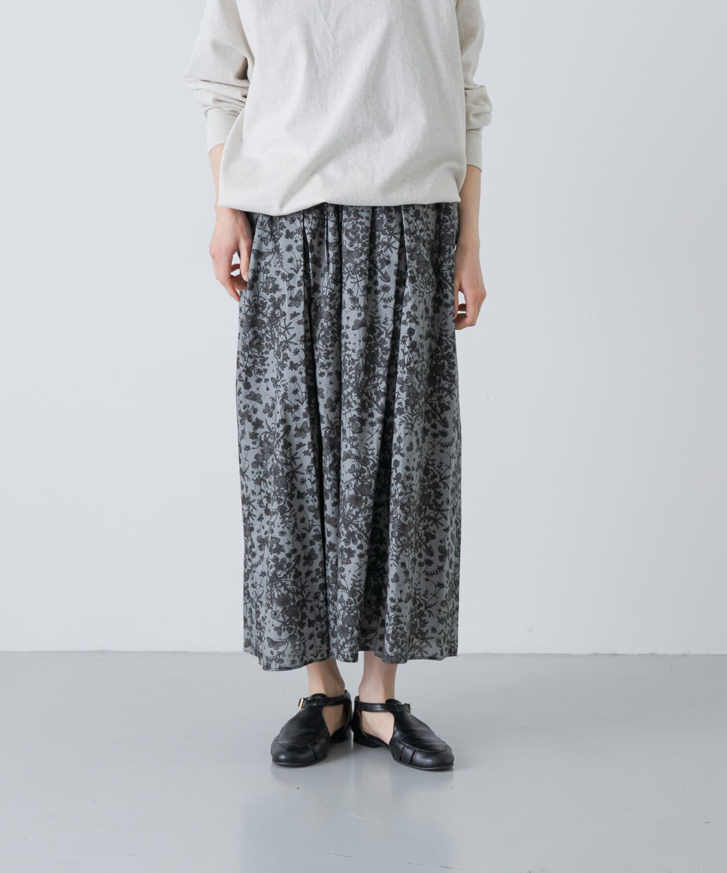 かぐれ「リバティプリントスカート」|スカート|