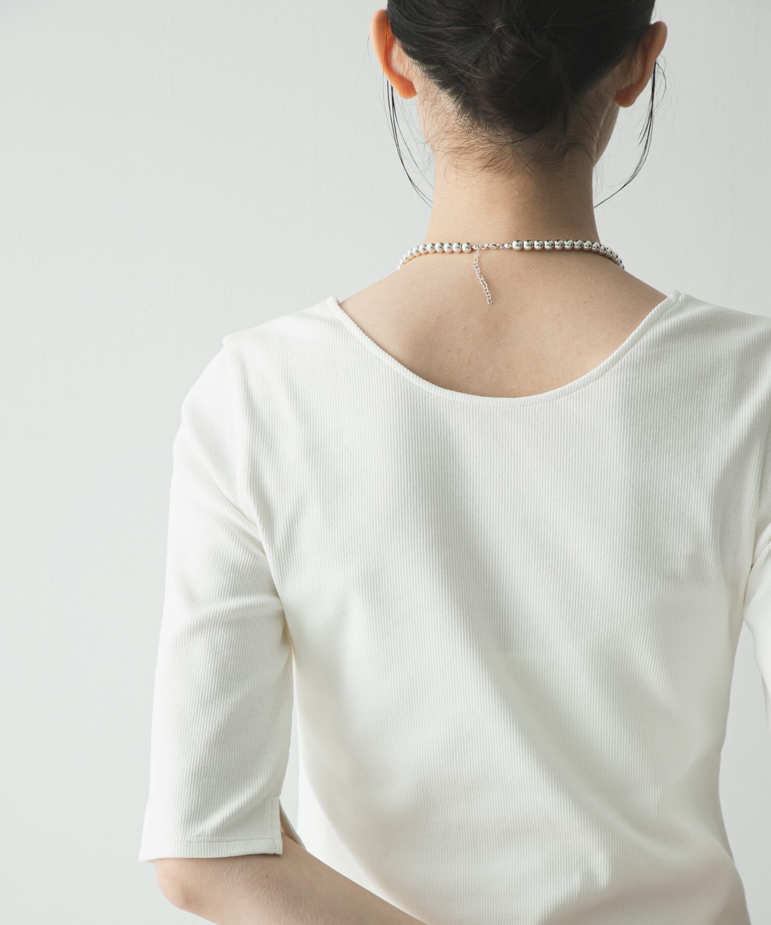 URBAN RESEARCH「5分袖リブカットソー」|Tシャツ・カットソー|