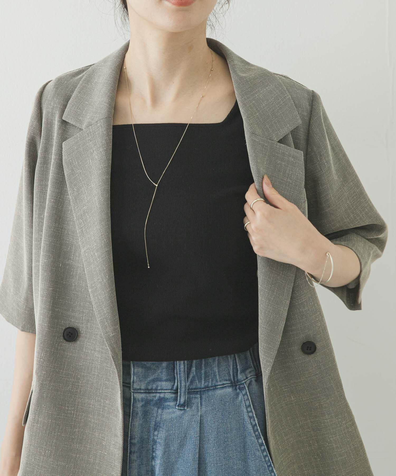 URBAN RESEARCH「5分袖リブカットソー」|Tシャツ・カットソー|