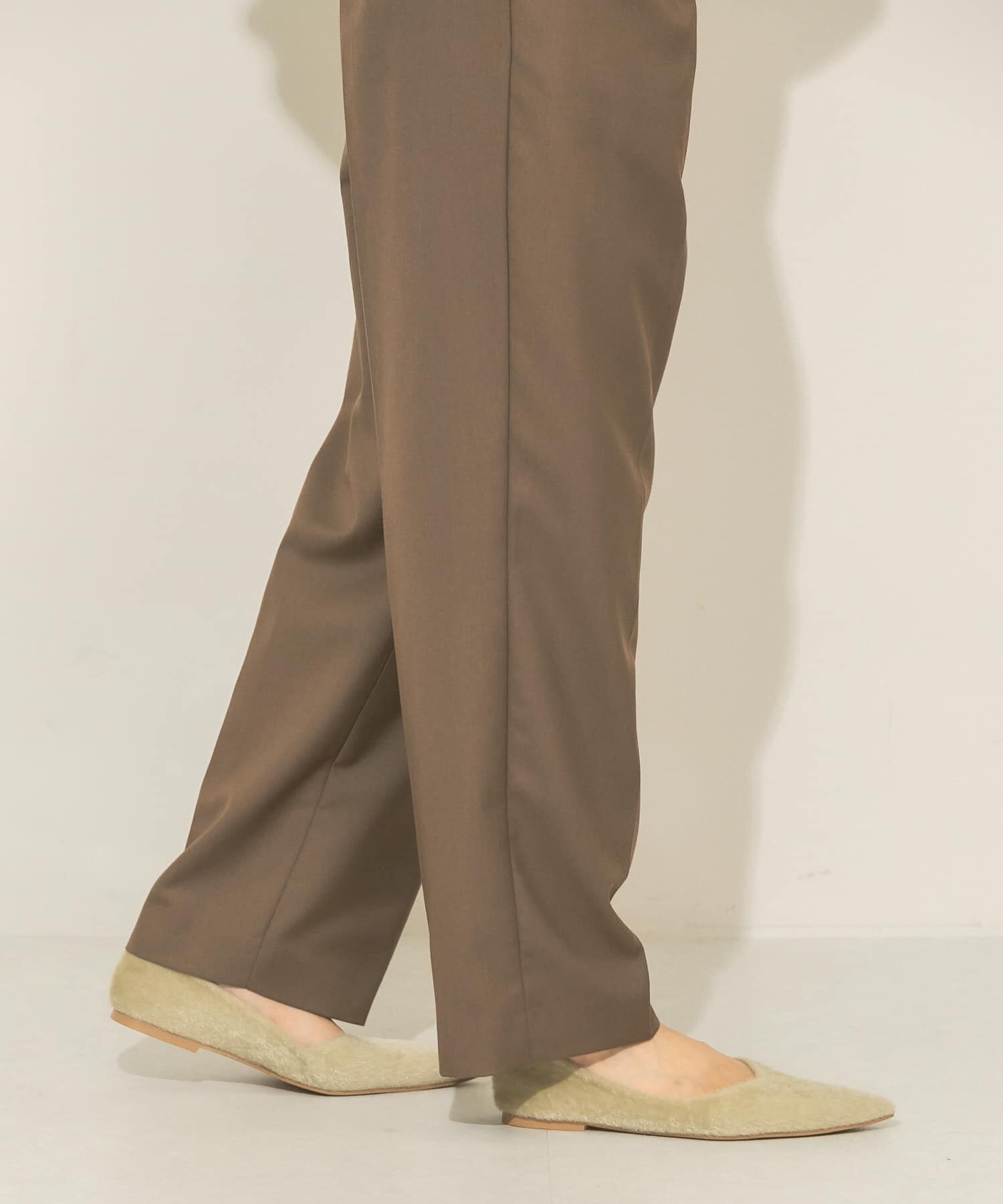  「ポインテッドトゥフェイクファーパンプス」|パンプス|