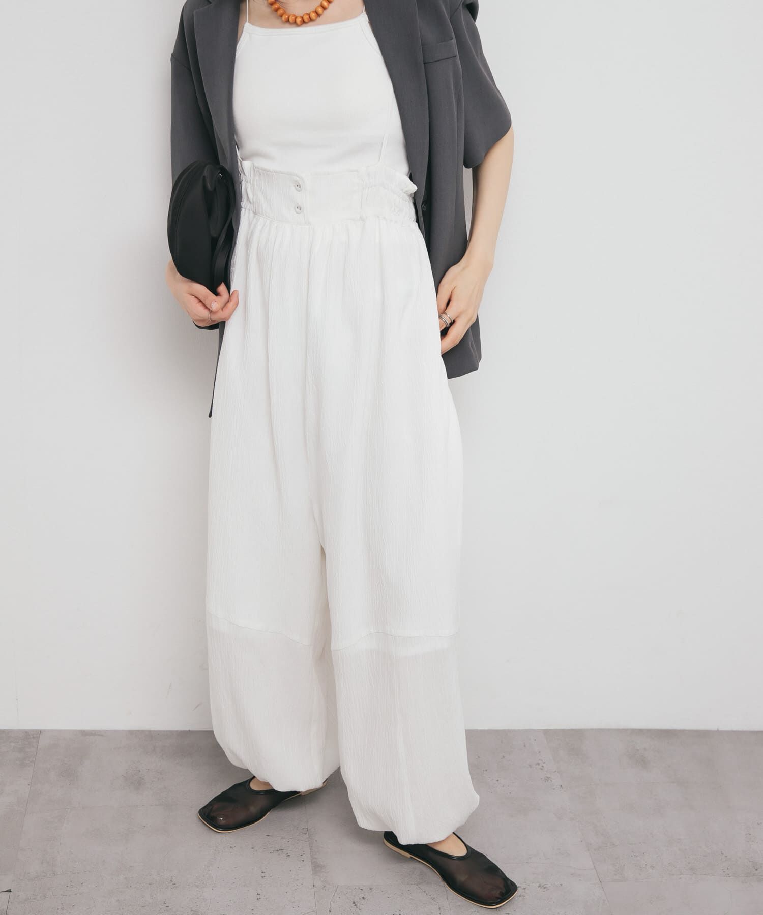  「ボリュームサロペット」|スカート|