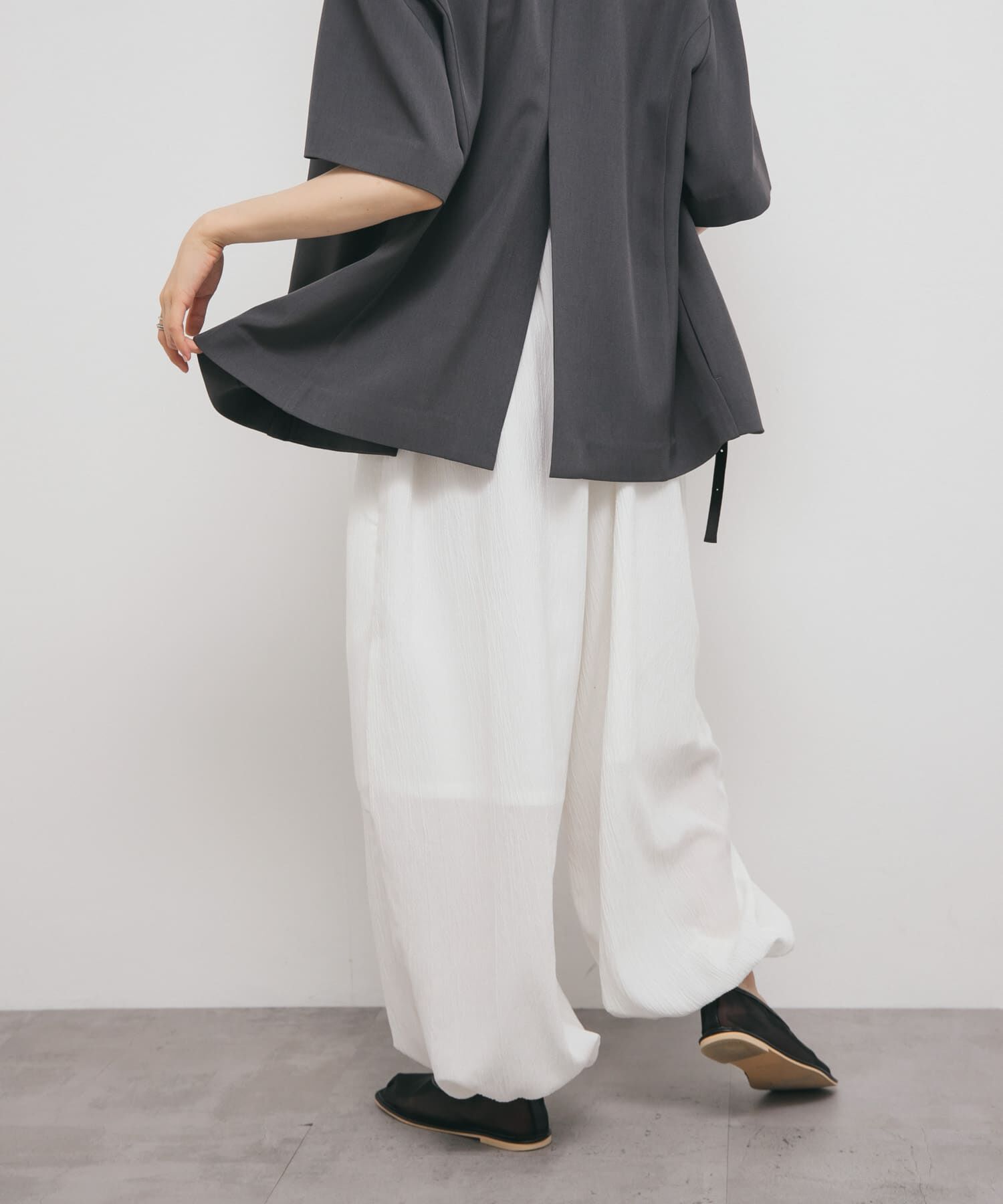  「ボリュームサロペット」|スカート|