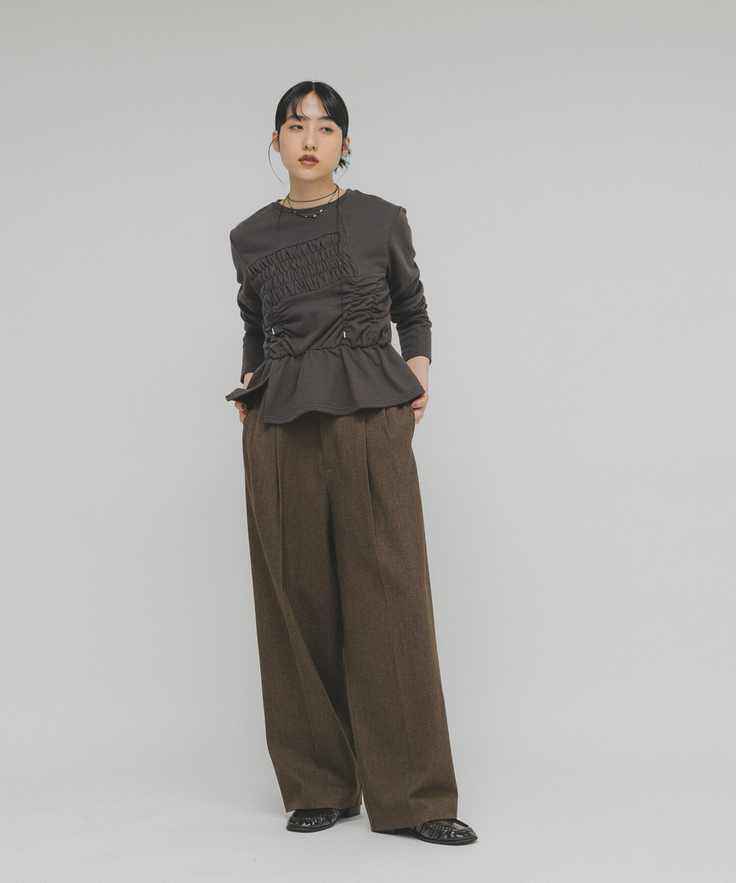  「ランダムシャーリングプルオーバー」|Tシャツ・カットソー|