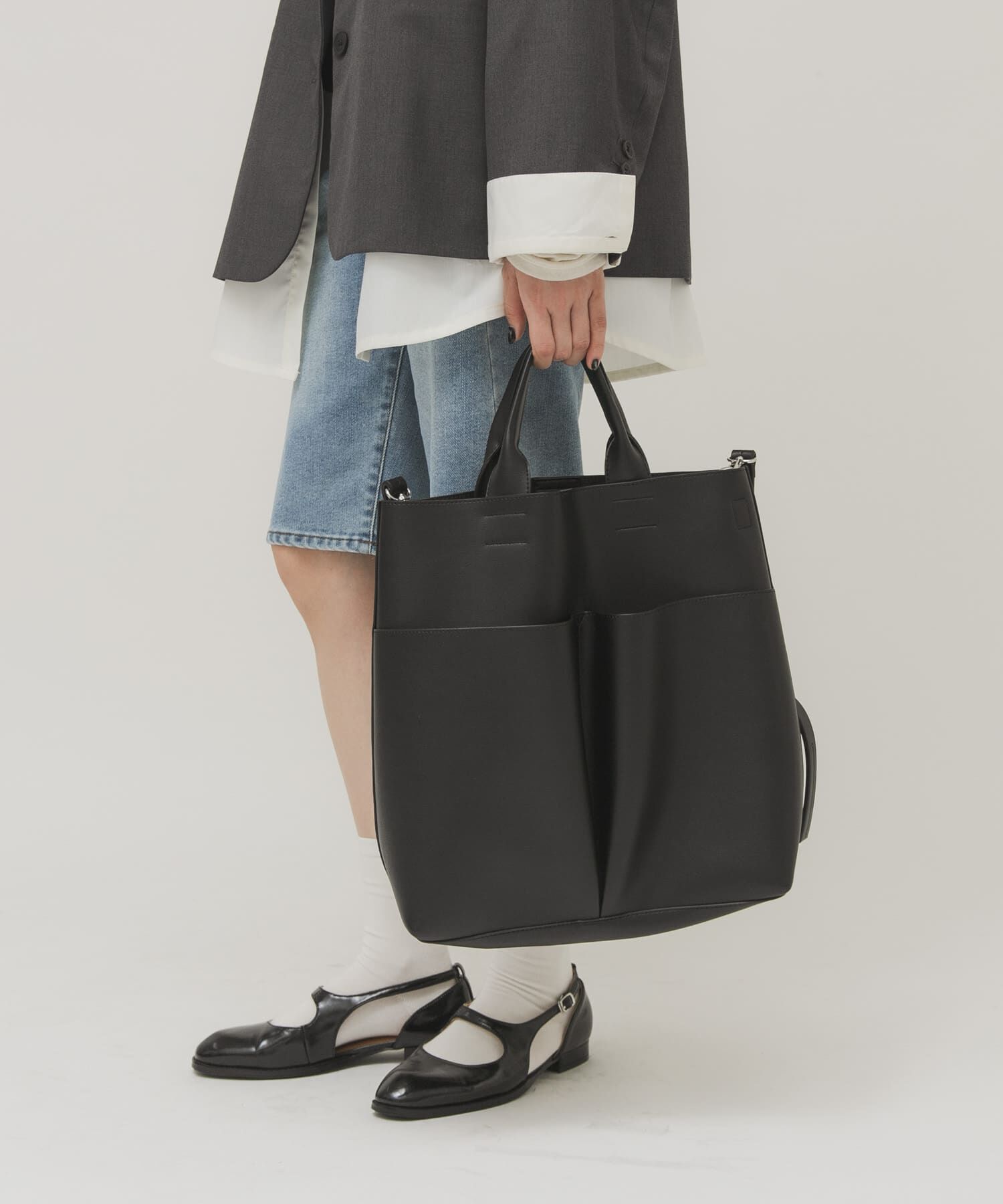  「アウトポケットイージーBAG」|ショルダー・メッセンジャー|ブラック