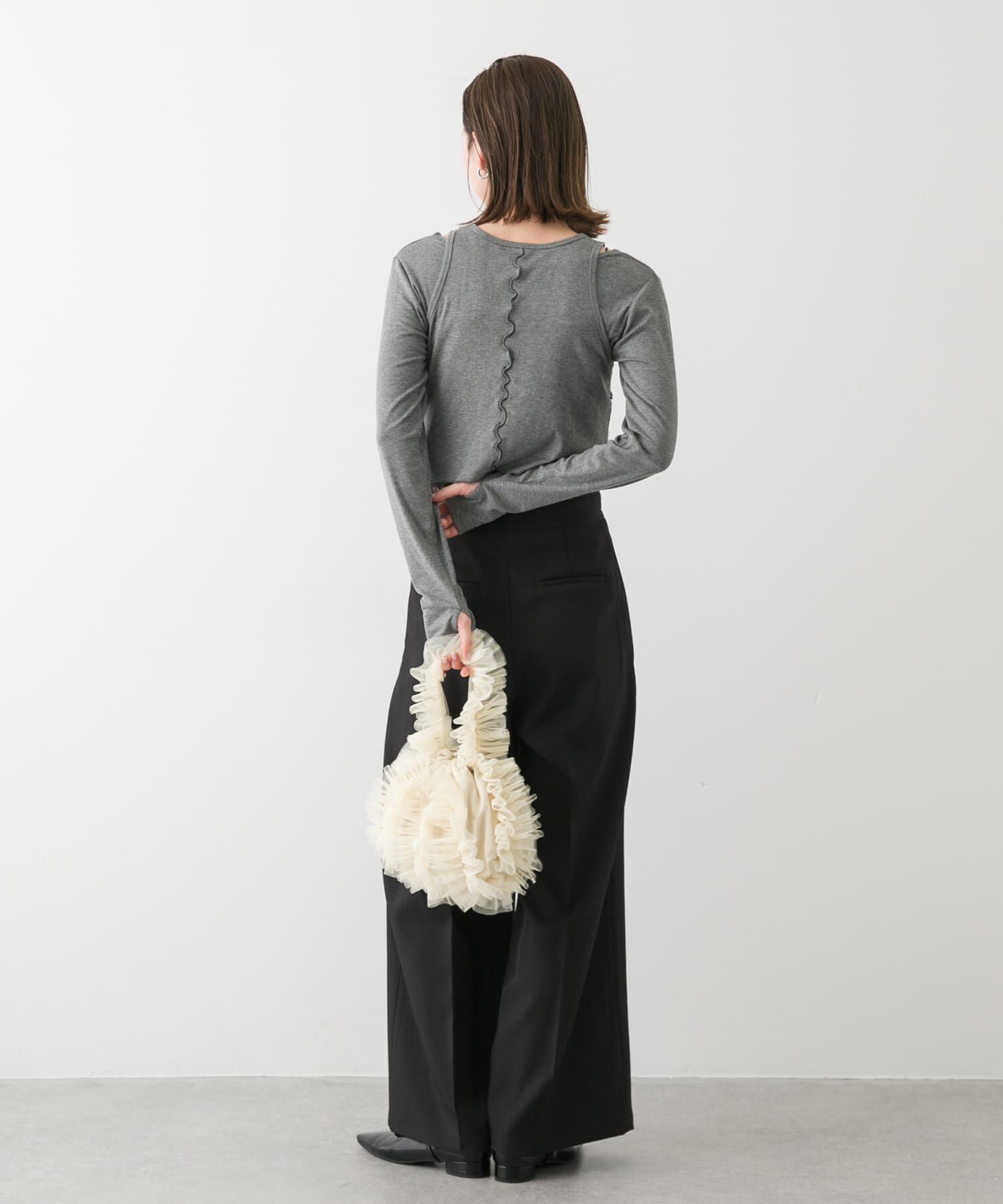 SENSE OF PLACE by URBAN RESEARCH「チュールハンドバッグ」|ハンドバッグ|