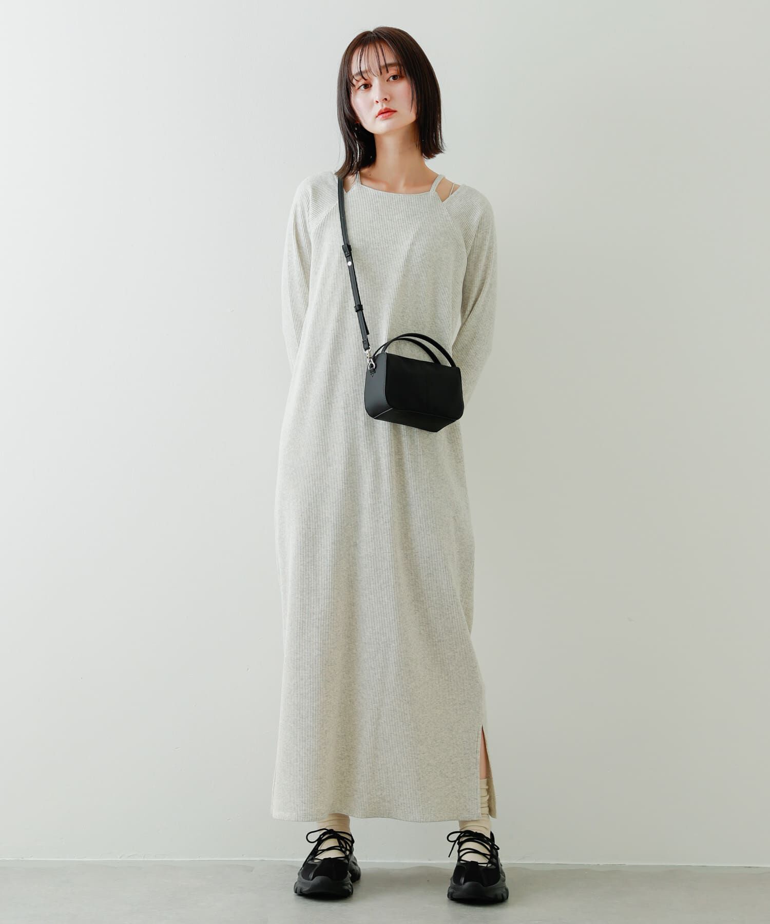 SENSE OF PLACE by URBAN RESEARCH「『防汚』2WAYセンターシームプチショルダーバッグ」|ハンドバッグ|