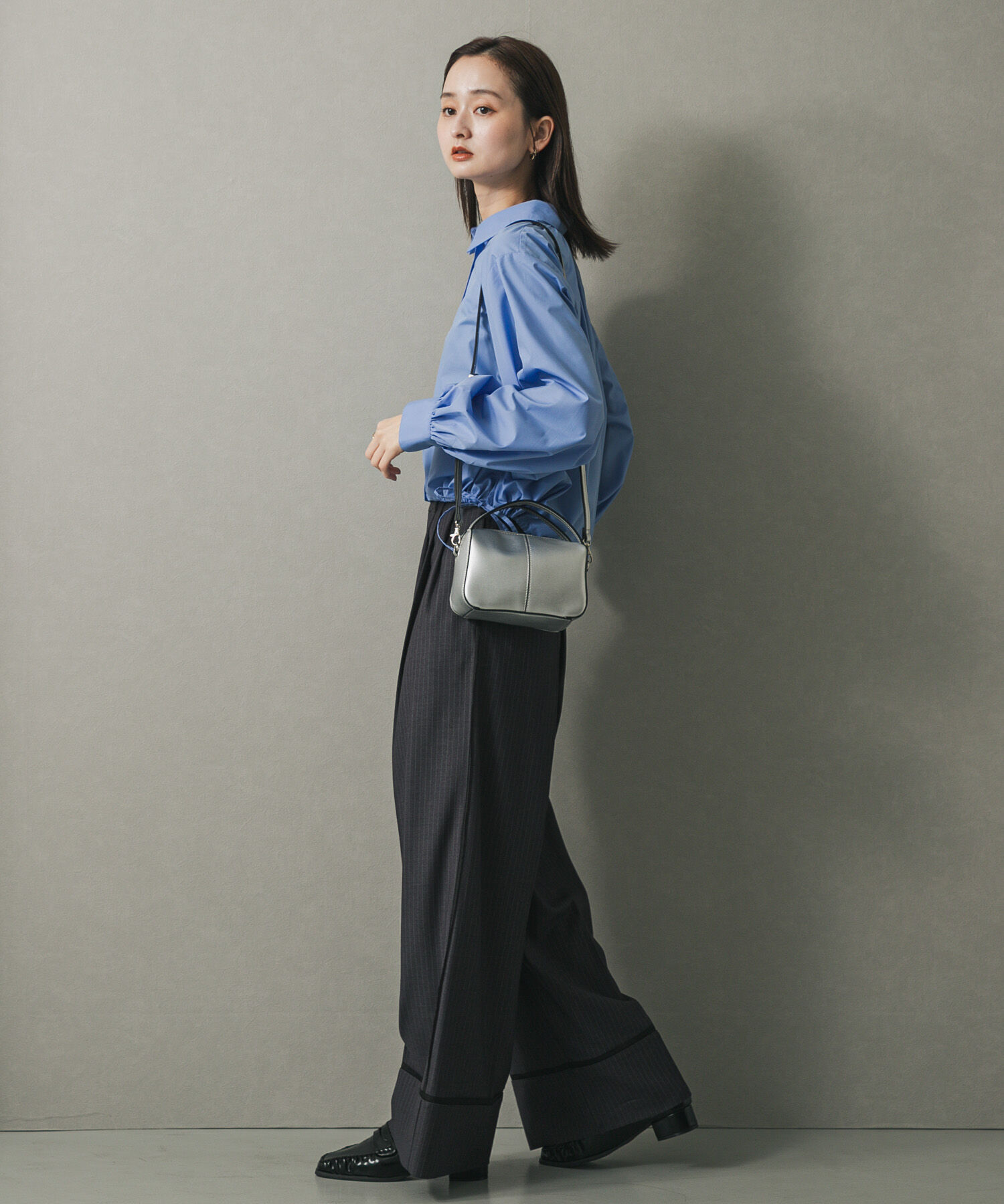 SENSE OF PLACE by URBAN RESEARCH「『防汚』2WAYセンターシームプチショルダーバッグ」|ハンドバッグ|