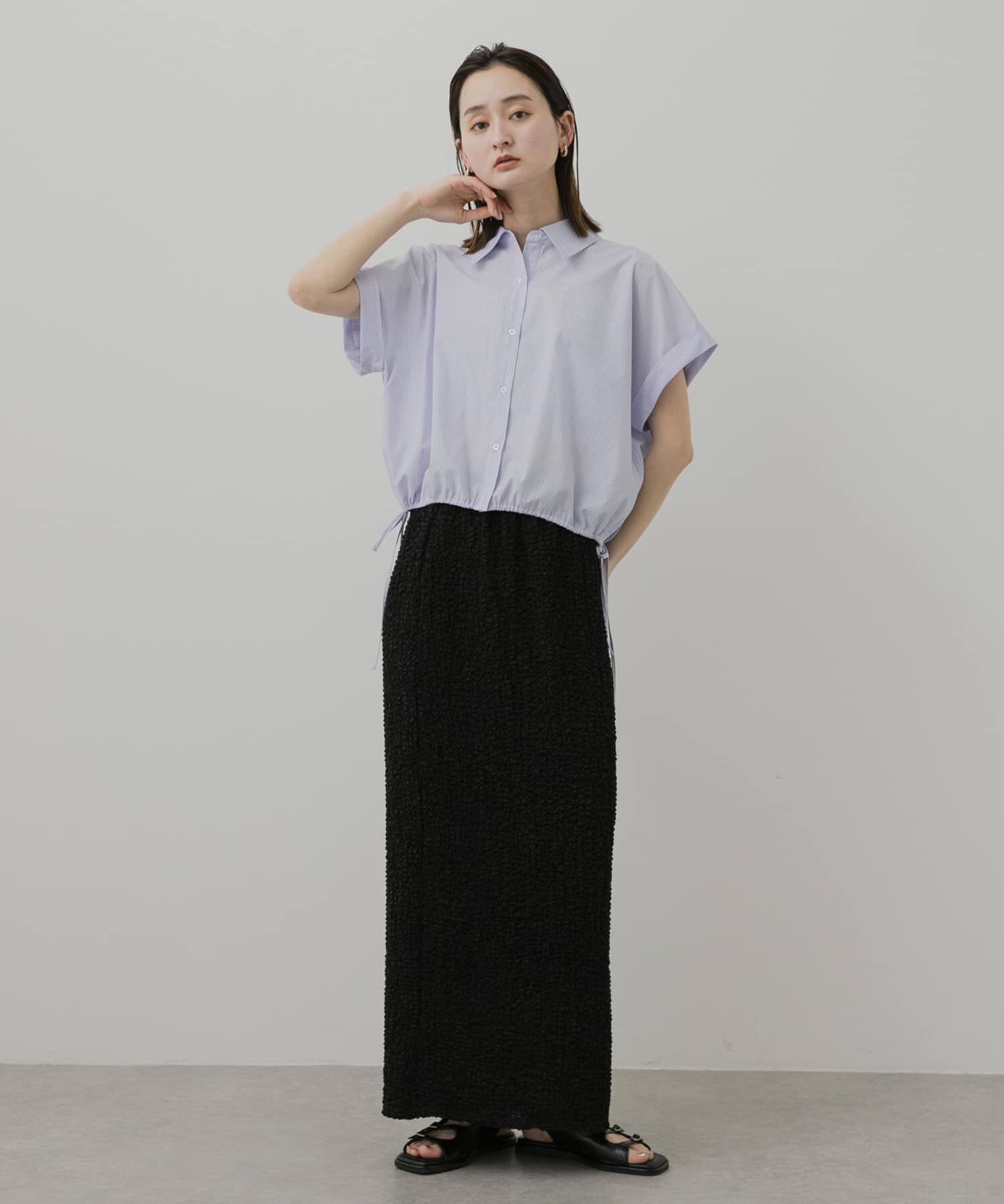 SENSE OF PLACE by URBAN RESEARCH「スクエアトゥベルトサンダル」|サンダル|