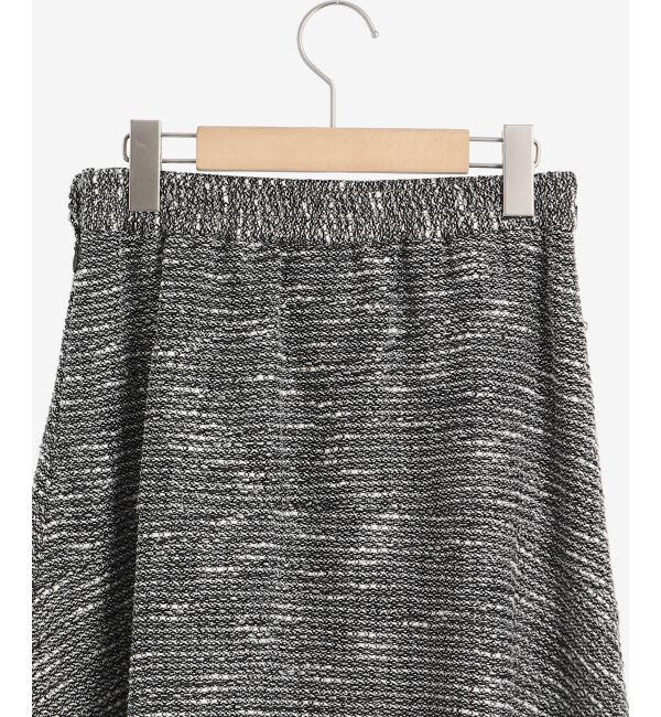 le.coeur blanc「ツイードフリンジフレアスカート」|フレア|