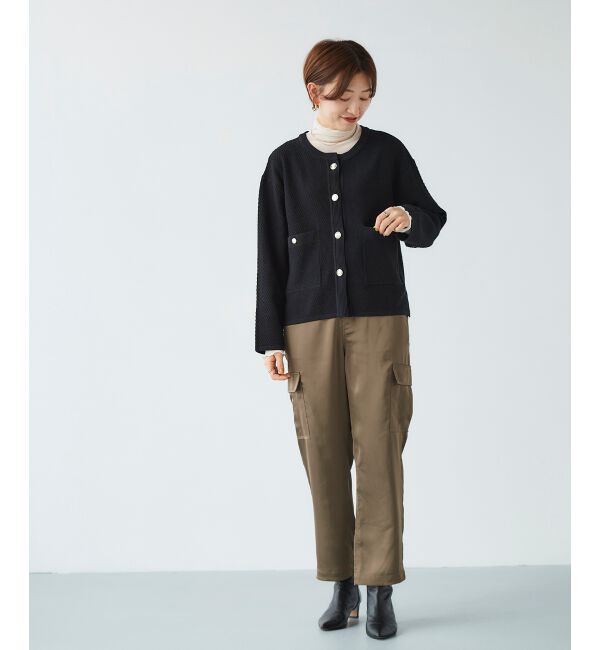  「サテンカーゴパンツ」|カーゴ|