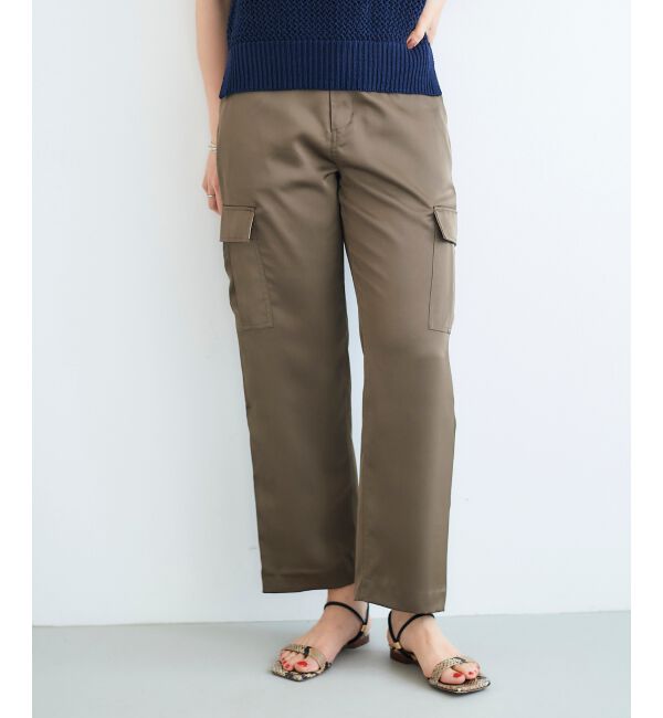  「サテンカーゴパンツ」|カーゴ|