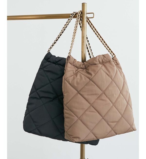 le.coeur blanc「キルティングチェーントート」|トートバッグ|