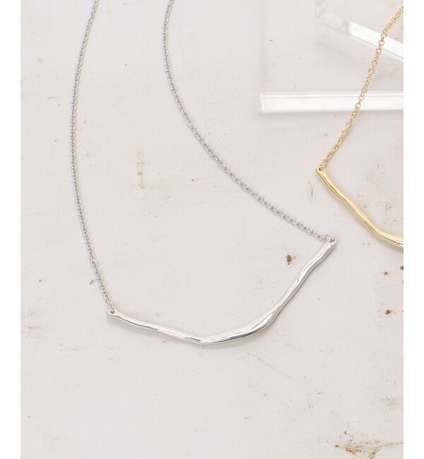 le.coeur blanc「ニュアンスバーネックレス」|ネックレス|