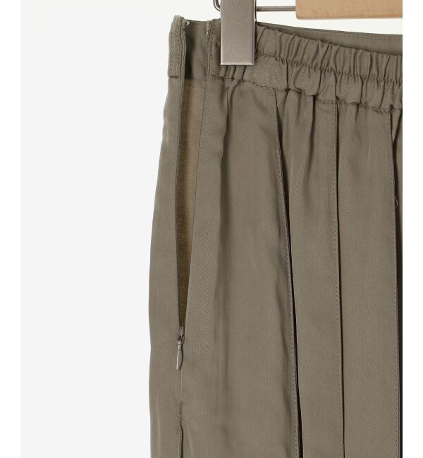  「《手洗い可能》フィブリルサテンパネルプリーツスカート」|スカート|