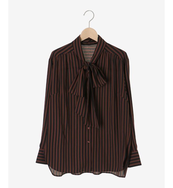  「ストライプボウタイブラウス」|シャツ・ブラウス|