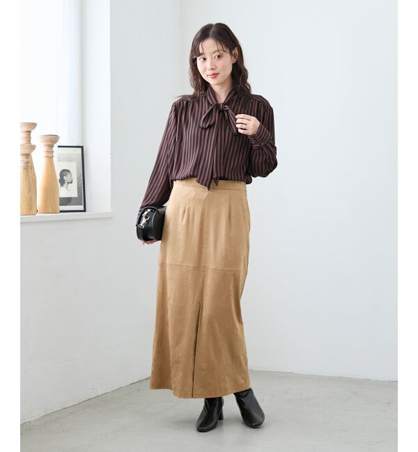  「ストライプボウタイブラウス」|シャツ・ブラウス|