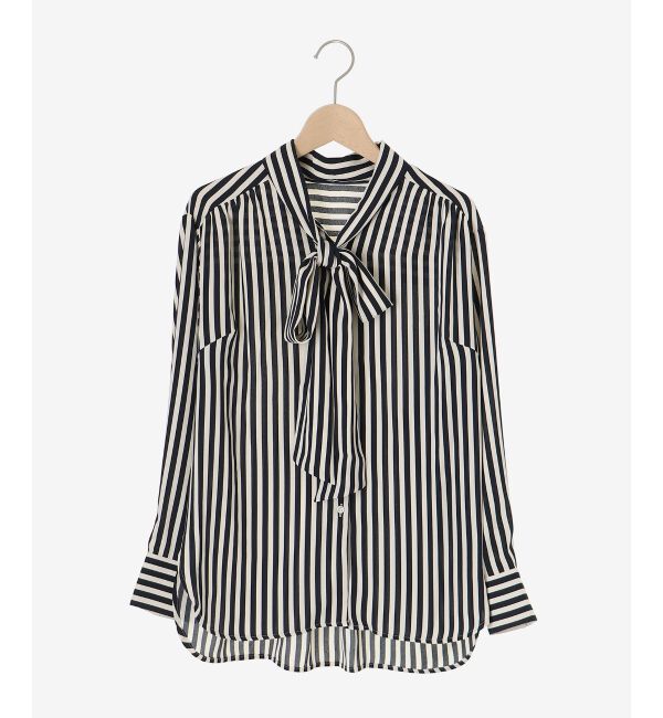  「ストライプボウタイブラウス」|シャツ・ブラウス|