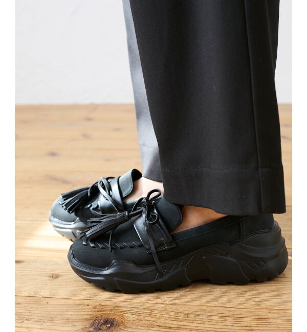  「《WEB限定アイテム》タッセルローファースニーカー」|スニーカー|