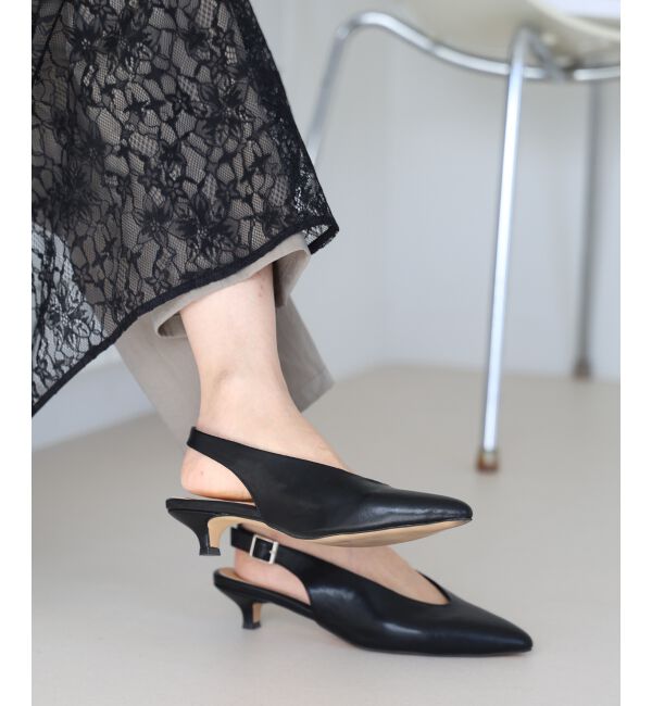  「le.coeur blancバックベルトパンプス」|パンプス|