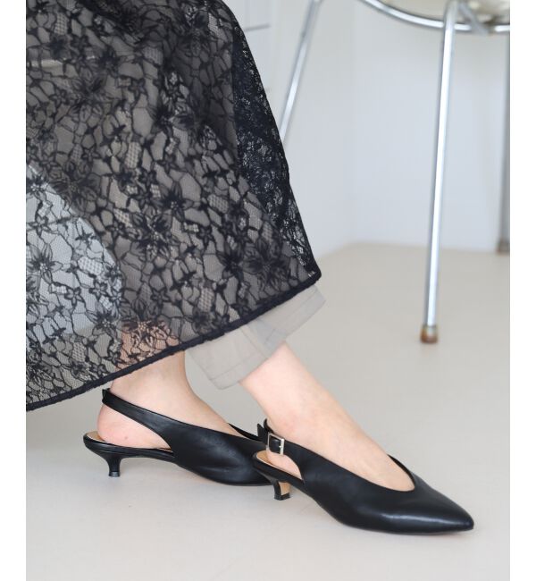  「le.coeur blancバックベルトパンプス」|パンプス|