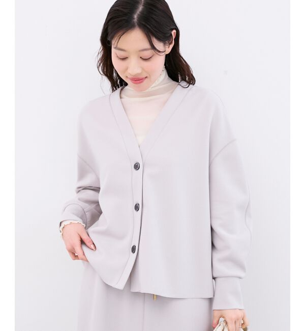  「カットジョーゼットカーデ」|カーディガン|