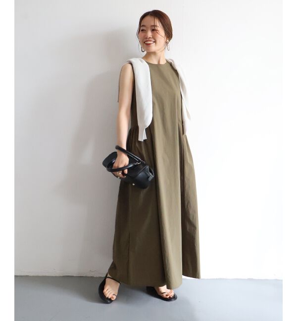  「【撥水・UV・接触冷感】ノースリワンピース」|ワンピース|