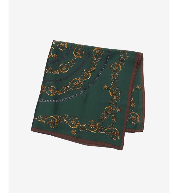 MAJESTICLEGON「クラシカルスカーフ」|バンダナ・スカーフ|グリーン