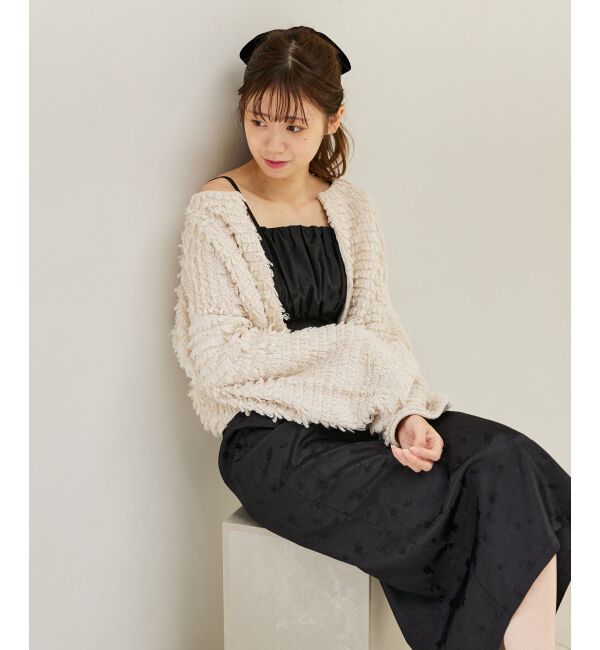 MAJESTICLEGON「ミニループショートカーデ」|カーディガン|
