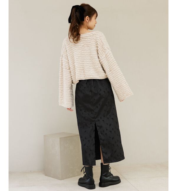 MAJESTICLEGON「ミニループショートカーデ」|カーディガン|