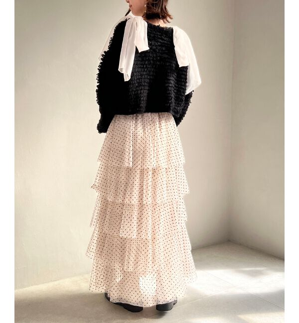 MAJESTICLEGON「ミニループショートカーデ」|カーディガン|