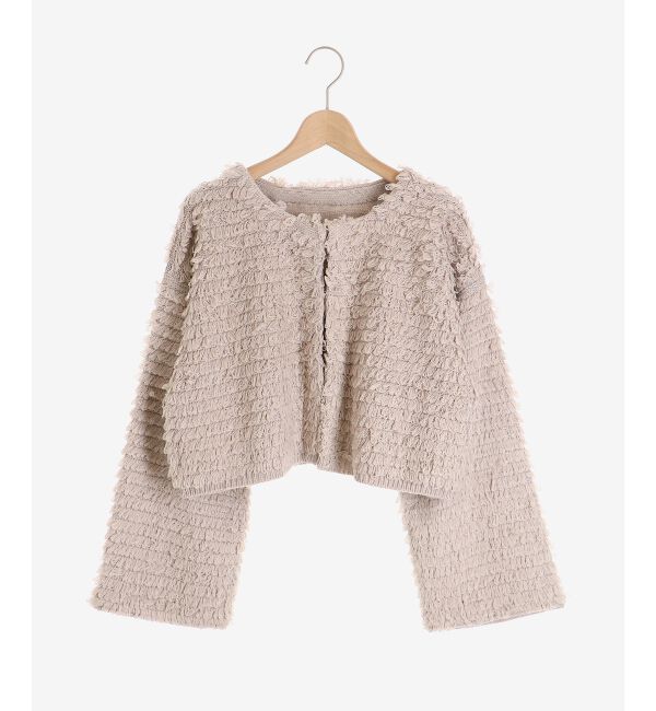 MAJESTICLEGON「ミニループショートカーデ」|カーディガン|